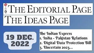 19th December 2022  Gargi Classes The Indian Express Editorials & Idea Analysis  By R.K. Lata