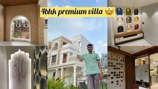 Inside Tour of 4 BHK Premium Villa  House For Sale Duplex House  #india#vadodara #villa #housetour