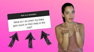 WATCH THIS to learn what to do when baby starts ROLLING and GETTING STUCK on their belly