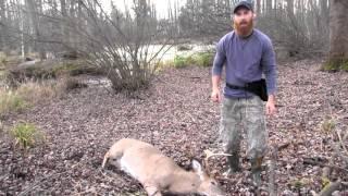 Bow Hunting Success - 8-Point Buck Recovery and Processing 2015