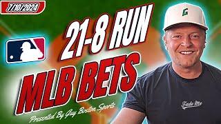 MLB Picks Today 7102024  FREE MLB Best Bets Predictions and Player Props