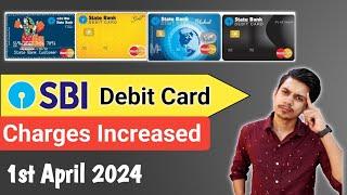 SBI Debit Card Charges 2024  Sbi Bank Debit Card Charges  Sbi Debit Card Annual Maintenance Charge