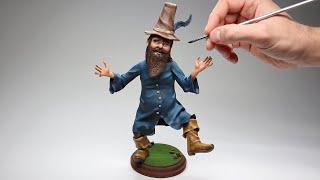 I Made a Book Accurate Tom Bombadil from The Lord of the Rings - Polymer Clay Sculpting Tutorial
