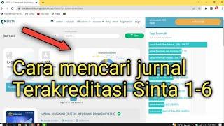 CARA MENCARI JURNAL TERAKREDITASI SINTA 1-6 REFERENSI JURNAL SINTA KEMENDIKBUD