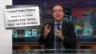 Patents Last Week Tonight with John Oliver HBO