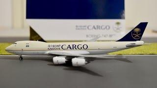 Gemini Jets 1400 Saudia Cargo 747-8F Unboxing and Review