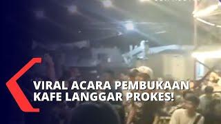 Viral Acara Kafe di Padang Ramai Pengunjung dan Abai Prokes Satpol PP Langsung Bubarkan Acara