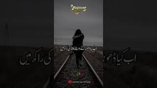 Wo Afsana He Jal Gaya Jiska Unwan Tum Thy  Urdu Sad Shayari for WhatsApp Status Poetry #Shorts