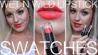 Wet n Wild Lipsticks  Review & Swatches On Lips