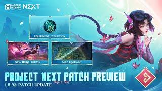 1.8.92 Patch Preview  NEXT Patch Updates  Mobile Legends Bang Bang