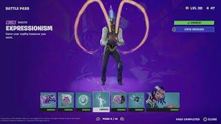 How to Unlock Expressionism Emote in Fortnite  Battle Pass Rewards Page 4