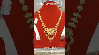 GOLD LONG NECKLACESITAHAR #gold #goldjewellery #crazyjena #jewellery #goldjewellers #golddesigns
