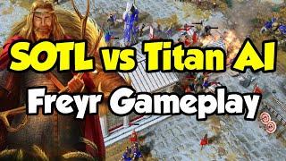 AoM Retold SOTL vs Titan AI new god Freyr