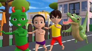 Pagal Bittu Sittu  Bittu or Remote wala Dinosaur  Bittu Sittu Toons  Pagal Beta  Cartoon Comedy