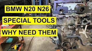 BMW N20 N26 Special Tools Needed To Set Up Top Dead Center Valve Timing & Timing Chain Replacement