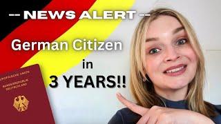 HOW to get a German Passport in 3 years  New citizenship law 2024 #lifeingermany