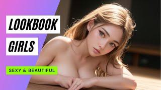 AI Lookbook NAKED Apron - ai 룩북 4k AI Girl Art Lookbook