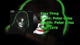 Peter Criss - Easy Thing Official Audio