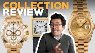 Amazing 3-Watch Collection Rolex and Cartier Review