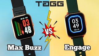 Tagg Verve Max Buzz VS Tagg Verve Engage - Detailed Comparison  Best Calling Watch Under ₹2000?