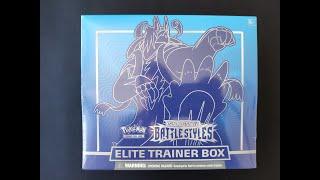 Battle Styles ETB Elite Trainer Box Opening