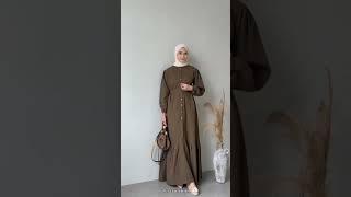 Inspirasi Outfit Hijab Dress Casual  #dresskekinian #shorts