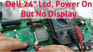 Dell U2410f Lcd Power On But No Display  Dell 24 Lcd Monitor No display  Dell lcd led Repair
