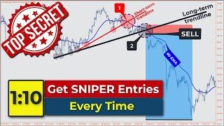  3X Better Than MACD & RSI - EMA Trendline Trading How to Trade Trendlines Perfectly Every Time