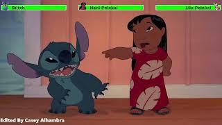 Lilo & Stitch 2 Stitch Has a Glitch 2005 Argument Scene with healthbars