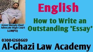How to write an Outstanding Essay