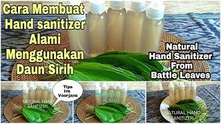 CARA MEMBUAT ANTISEPTIK ALAMI