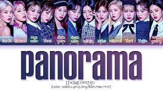 IZ*ONE Panorama Lyrics 아이즈원 Panorama 가사 Color Coded Lyrics