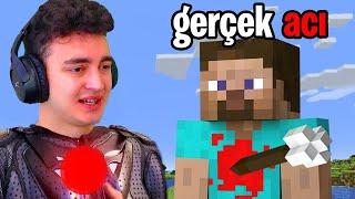 Minecraftta Hasar Alırsam Gerçek Acı Hissediyorum