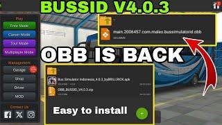 BUSSID V4.0.3 OBB is Back  BUSSID V4   #bussimulatorindonesia #maleo #newmod