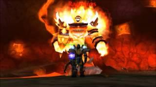 Molten Core - Ragnaros endboss fight 40 man raid @ level 90