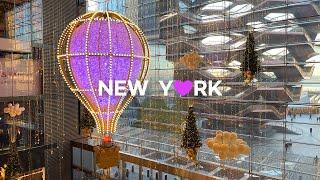 4KNYC Christmas Hudson Yards Macys & Bergdorf Goodman Holiday WindowsLunch at Milos Nov.2023