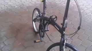 Superb travelcarry  Btwin folding adult bicycle hoptown1