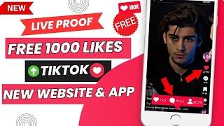 How to get 1000 free tiktok likes 2023  increase tiktok Likes  free tiktok likes website