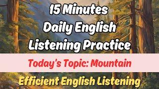 15 Minutes Common English Sentences Practice Topic Mountain  Effective English Learning