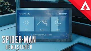 Spider-Man How To Change Time of Day & Weather Marvels Spider Man Remastered PC PS4 PS5 Game