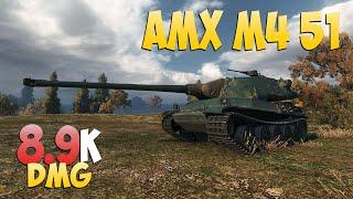 AMX M4 51 - 6 Kills 8.9K DMG - Natural - World Of Tanks