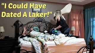 SAYING ANOTHER GIRLS NAME IN MY SLEEP PRANK ON WIFE