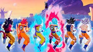 Dragon Ball Z Kakarot - All Goku Transformations & Ultra Instinct 4K 60fps