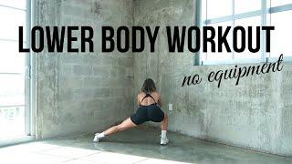 Follow Along Lower Body Workout NO EQUIPMENT  CASI DAVIS