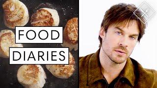 Everything Ian Somerhalder Eats in a Day  Food Diaries Bite Size  Harpers BAZAAR