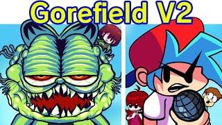 Friday Night Funkin VS Gorefield V2 FULL WEEK + Ending FNF Mod Garfield GameboydCreepypasta