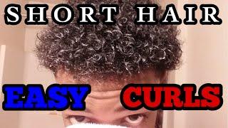 HOW TO GET CURLY HAIR W SHORT HAIR