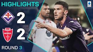 FIORENTINA-MONZA 2-2  HIGHLIGHTS  Gosens’ late goal rescues draw for La Viola  Serie A 202425