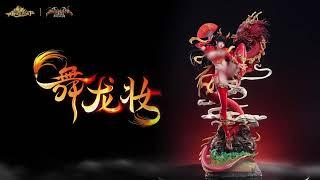 AmerFort Dark Dynasty Series - Dragon Dance 14 Scale Statue by Piji