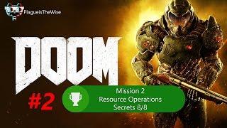 Doom - GUIDE 100 % Xbox One PS4 Level Resource Operations - All Collectibles